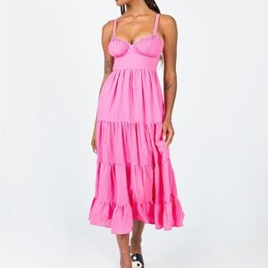 Joella Midi Dress- US 2- pink
